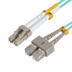 High-Performance MicroConnect LCUPC-SCUPC 20m OM3 Fiber Optic Cable FIB422020 - Reliable, Fast, and Efficient Data Transfers